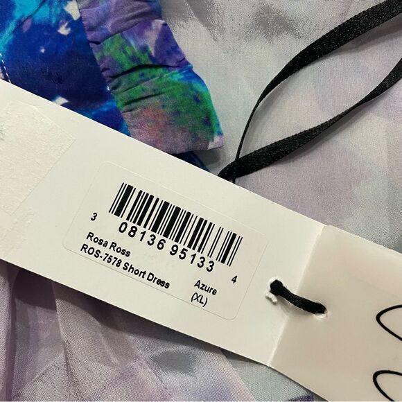 𝅺NWT Shahida Parides Floral Print Blouson Sleeve Dress Size XL - Picture 12 of 15